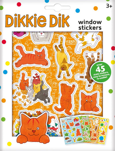 Bambelino Toys Dikkie Dik Fenster Aufkleber, 45dlg.