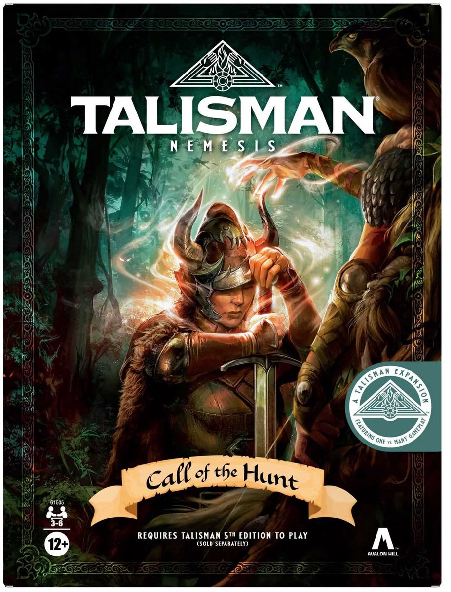 Asmodee Talisman: Nemesis Brettspiel-Erweiterung Call of the Hunt *Englische Version*