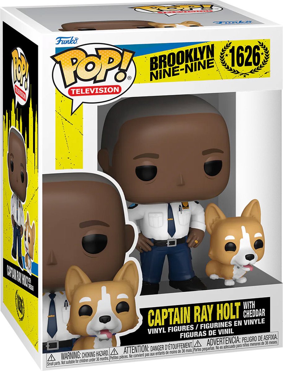 Funko-Pop-Fernsehen: Brooklyn Nine-Nine – Captain Holt (mit Cheddar) Pop #1626