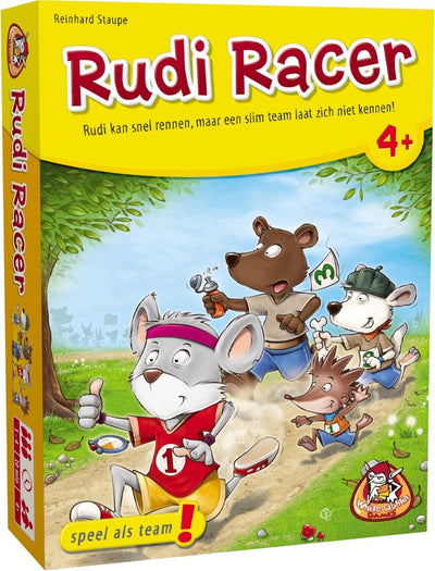 White Goblin Games Rudi Racer – Kartenspiel mit gelber Farbe