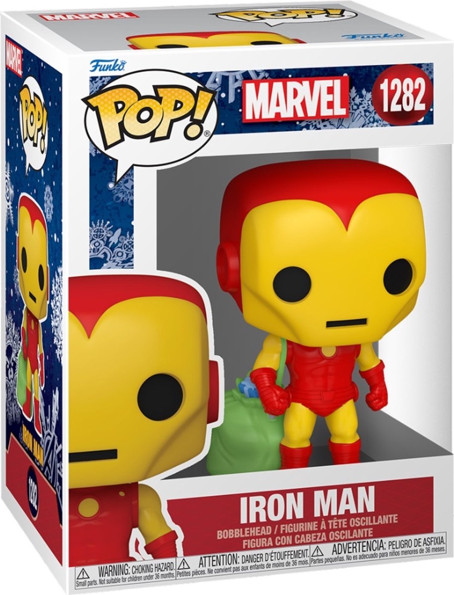 Funko Pop Marvel: Holiday – Iron Man Pop #1282