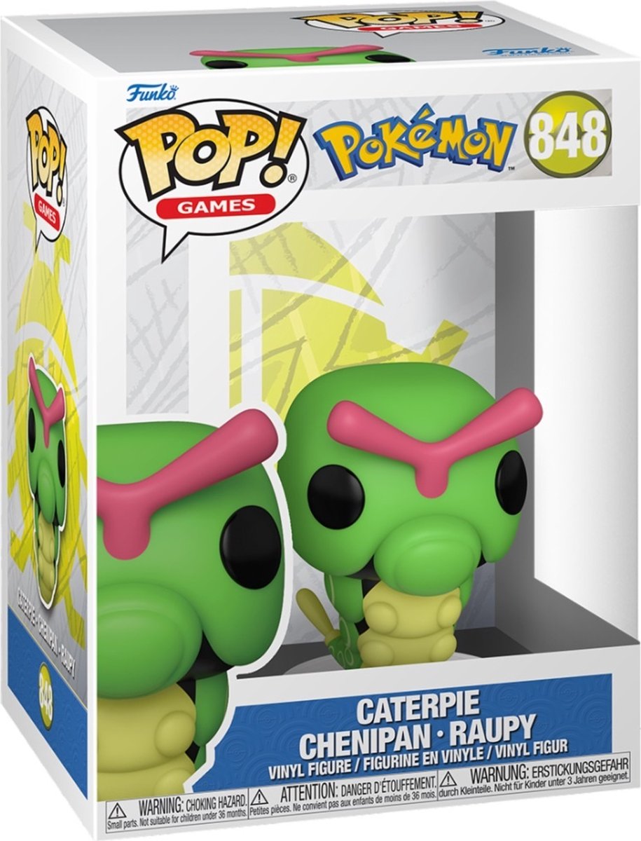 Funko-Pop-Spiele: Pokémon Caterpie – Pop #848