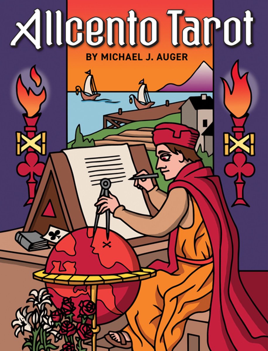 Allcento-Tarot: Erweitertes Deck, 100 Tarotkarten mit skurriler Kunst und schwarz bemalten Rändern, Sternzeichen- und Triumphkarten, 144-seitiger illustrierter Ratgeber