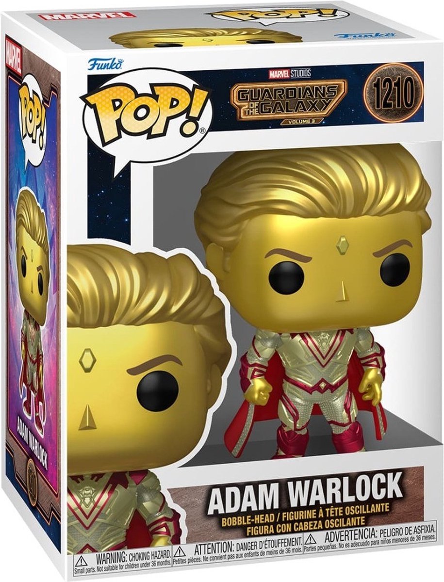 Funko Guardians of the Galaxy – Marvel Pop! voll. 3 Adam Warlock 9 cm Sammlerfigur – mehrfarbig