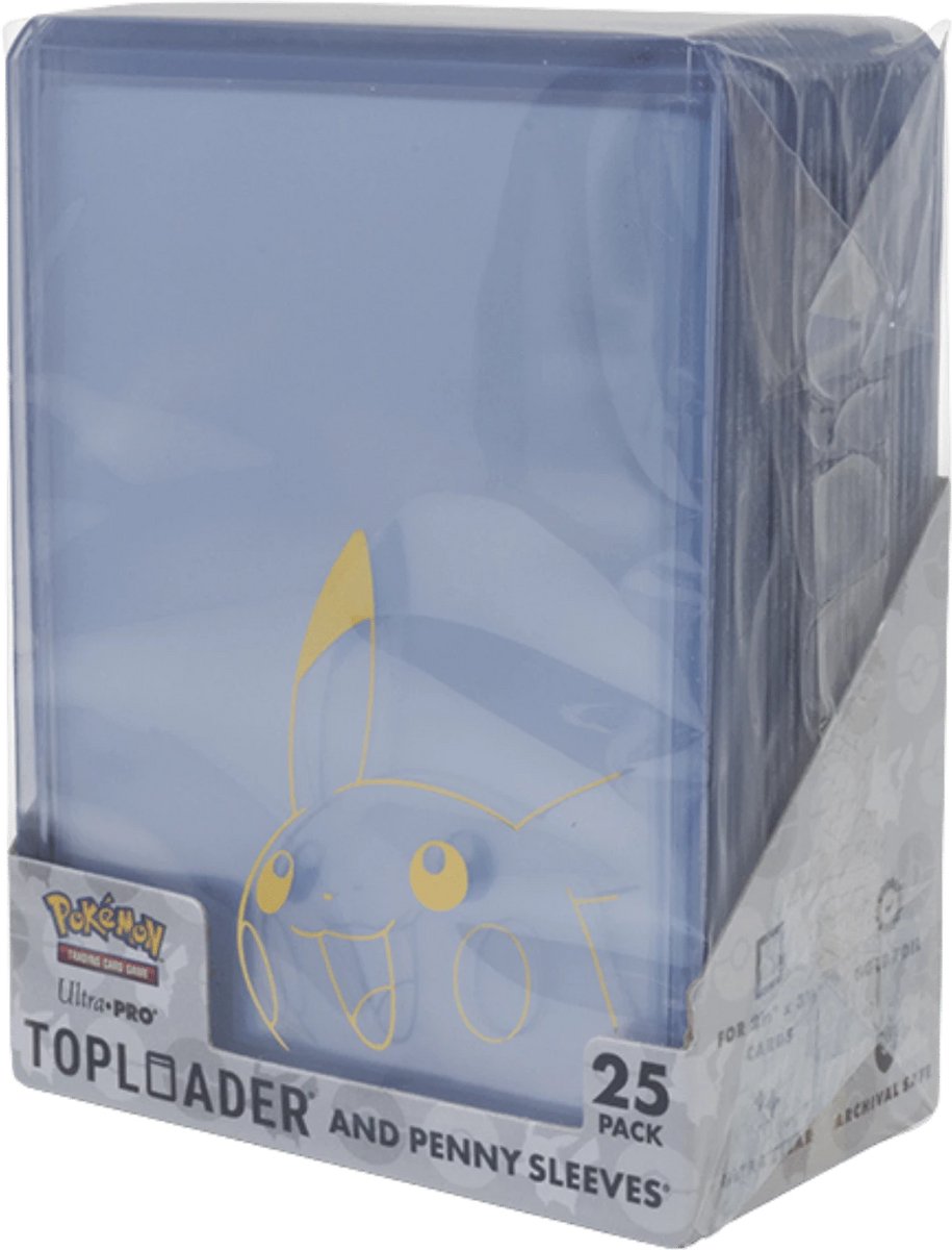 Ultrapro Ultra Pro Pikachu Toploader Penny Sleeves – Kombipackung – 25 Stück
