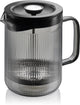 Gefu Cristiano French Press Kaffeemaschine – 600 ml – Borosilikatglas – Rauchgrau