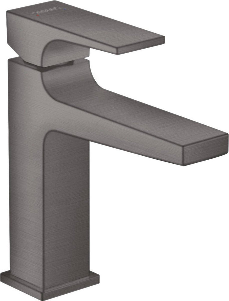 Hansgrohe Metropol Einhebel-Waschtischmischer 110 mit Ablaufstopfen Schwarzchrom gebürstet