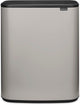 Brabantia Bo Touch Bin Abfallbehälter – 60 Liter – 1 Fach – weiches Grau