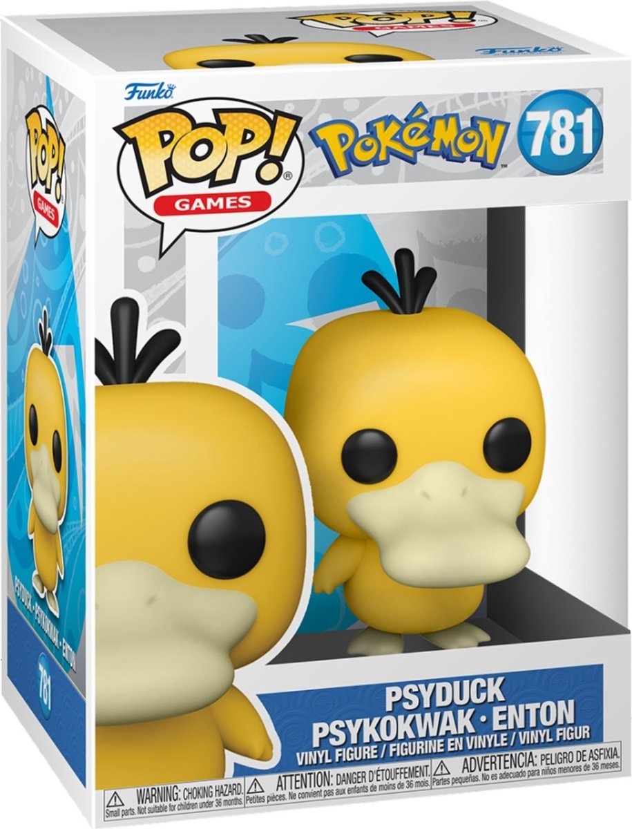Funko-Pop-Spiele: Pokémon – Psyduck Pop #781