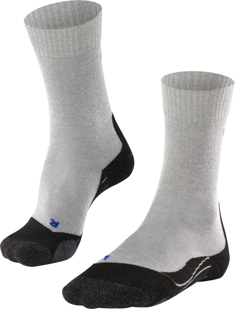 Falke TK2 Cool Anti-Blister Wandersocken aus dickem Lyocell-Funktionsmaterial Herren Grau - Größe 46-48