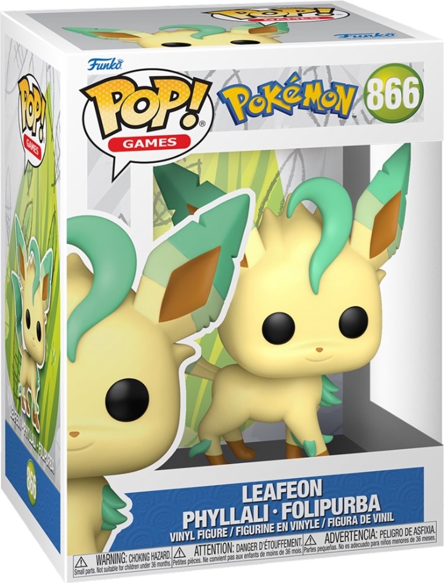Funko-Pop-Spiele: Pokémon Leafeon – Pop #866
