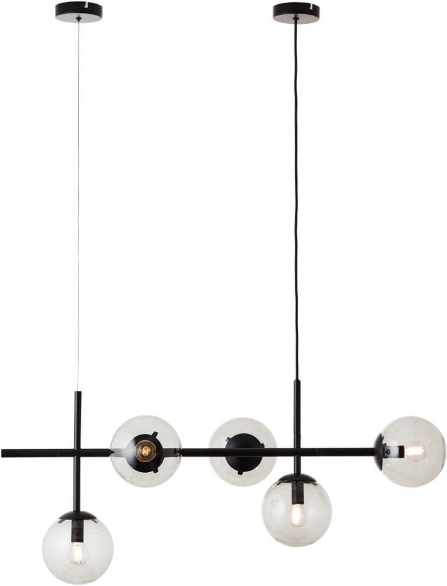 Brilliant Ariol - Hängelampe - Glas - 1xe14 max. 40 W – schwarz