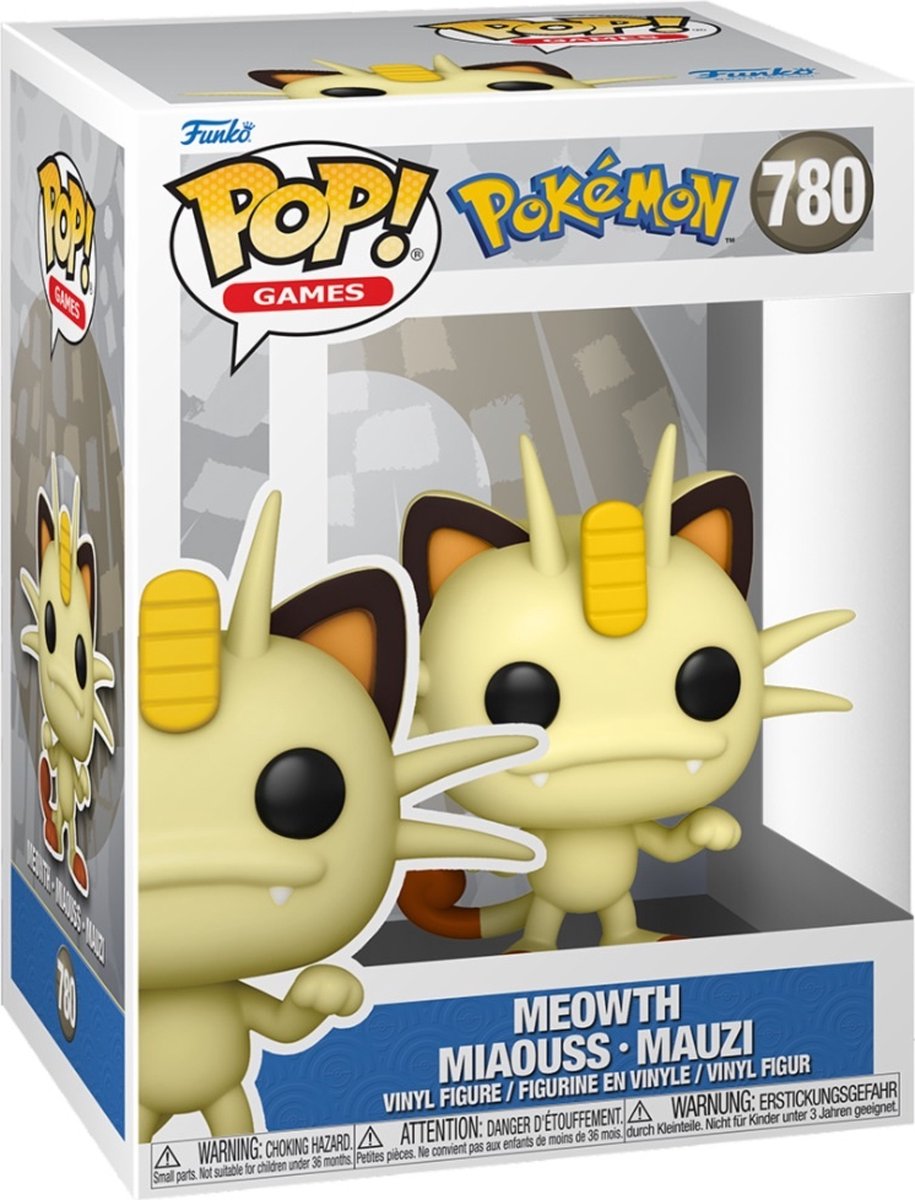 Funko-Pop-Spiele: Pokémon Meowth – Pop #780