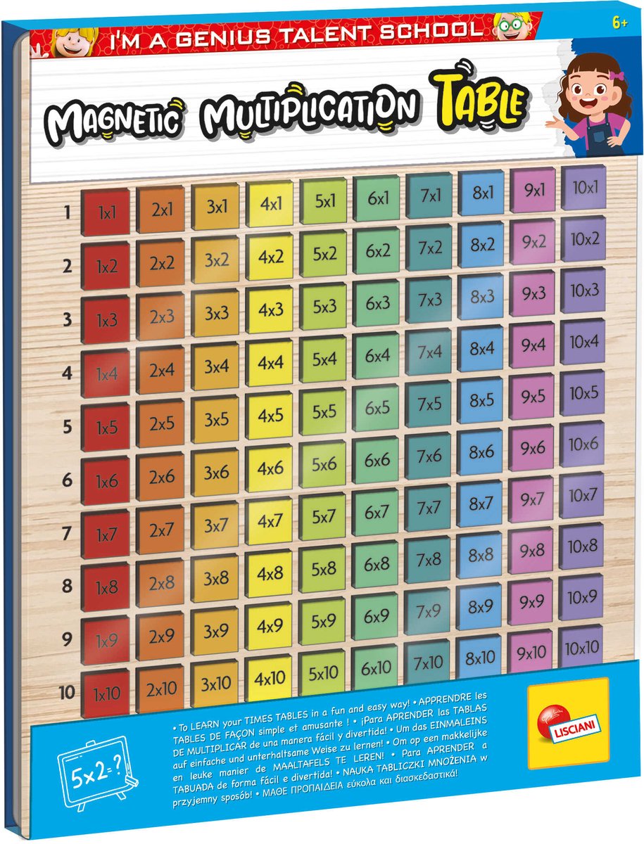 Lisciani, ich bin ein genialer Tableline-Supermagnetiche-Ed. mehrsprachig