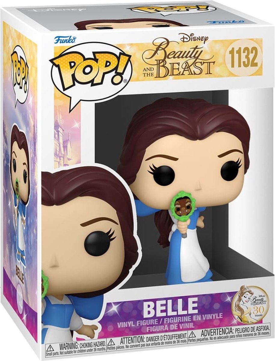 Disney Funko Schöne das Biest Sammelfigur Pop! Filme Belle 9 cm mehrfarbig