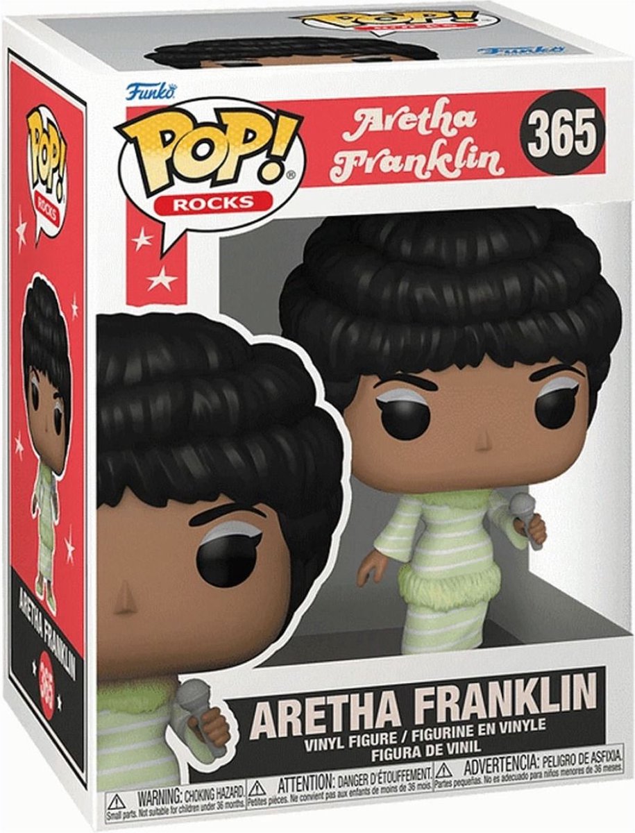 Funko-Pop! Felsen: Aretha Franklin, grünes Kleid) – vertraulich