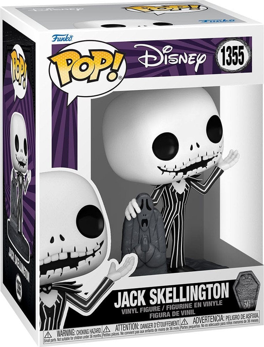 Funko Pop Disney: Der Albtraum vor Weihnachten – Jack Skellington (30. Jahrestag) Pop #1355