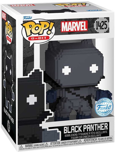 Funko! Wunderpuppe! 8-Bit-Vinylfigur schwarzer Panther 9 cm