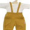 Heless Dolls Dungarees Ocker Gelb, Größe 28-35 cm