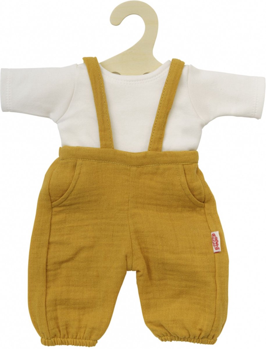 Heless Dolls Dungarees Ocker Gelb, Größe 28-35 cm