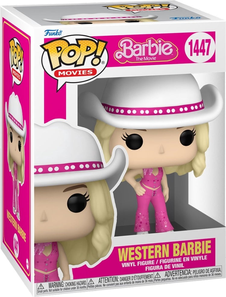 Funko-Pop-Filme: Western Barbie – glamouröse Figur aus dem Film – #1447