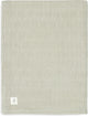 Jollein – Kinderbettdecke 100 x 150 cm – Babydecke – Kornstrick – olivgrüner Samt