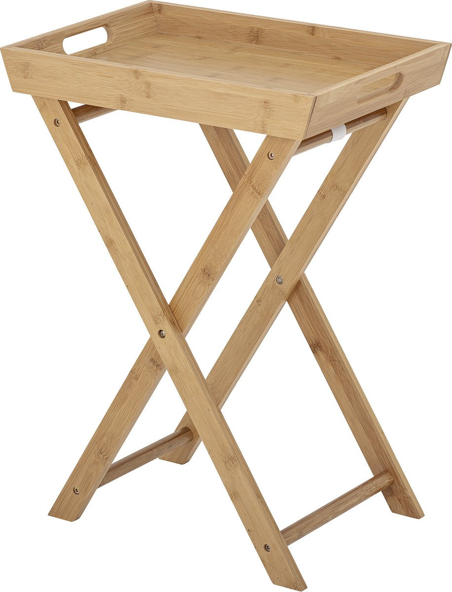 Bloomingville – Adlene-Tabletttisch – Beige – Bambus