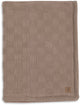 Jollein Babydecke für Kinderbett – 100 x 150 cm – Boxstrick – milchiger Kaffeesamt