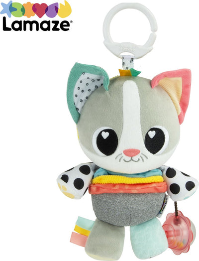 Lamaze Millie die Katze – Lernspielzeug für Babys – Spielen und Entdecken – Kuscheltier
