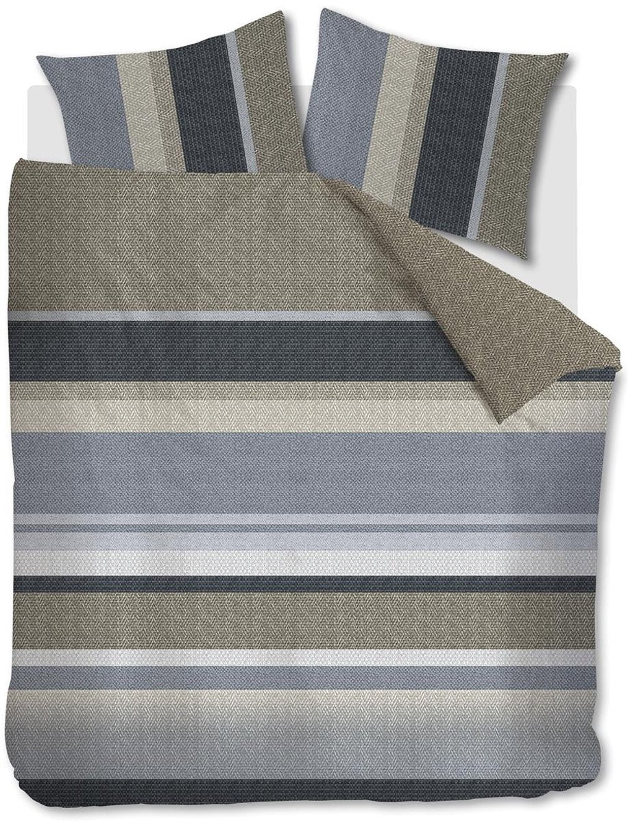 Bettwäschehouse Jorren Bettbezug – Twin XL – 260 x 200 220 – Blaugrau