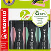 Stabilo Green Boss Pastell Markierungsmarker Set mit 4 Teilen