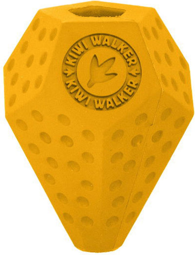 Kiwi Walker – Hundespielzeug – Let's Play – Diaball Mini TPR – Orange – schwimmend, hüpfend, stark, leicht – Futterspender – +-7,5 x 8,5 cm
