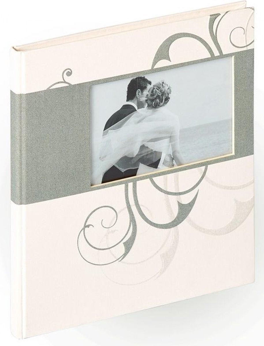 Walther gb-134 Romantik - Gästebuch - Größe 23x25 cm - weiß