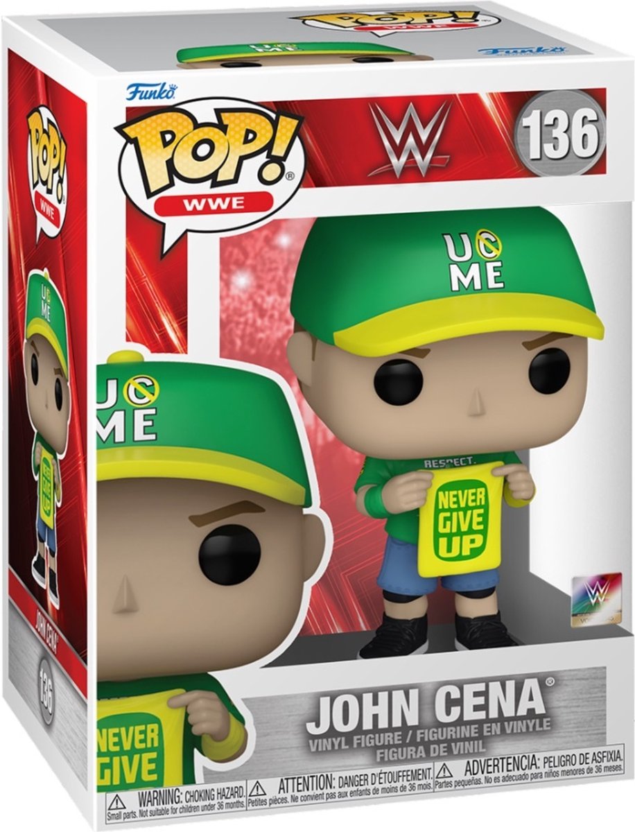 Funko Pop WWE: John Cena (Niemals aufgeben) – Pop #136