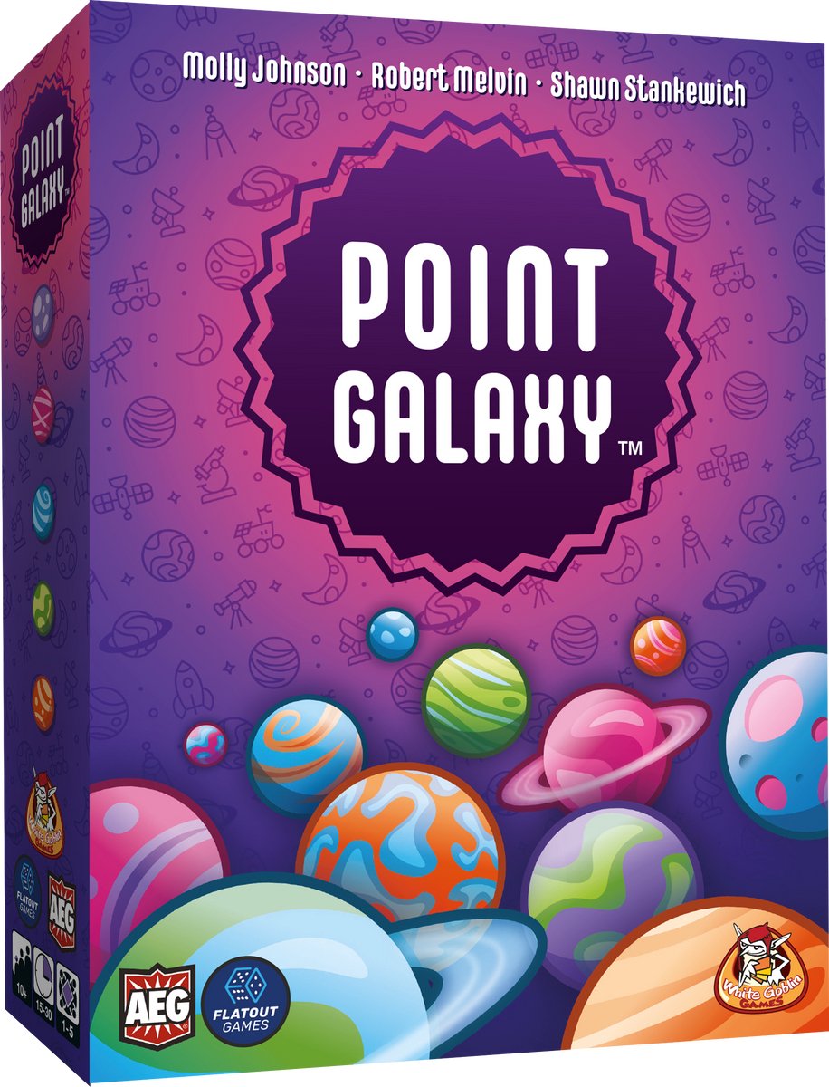 White Goblin Games Point Galaxy – Kartenspiel