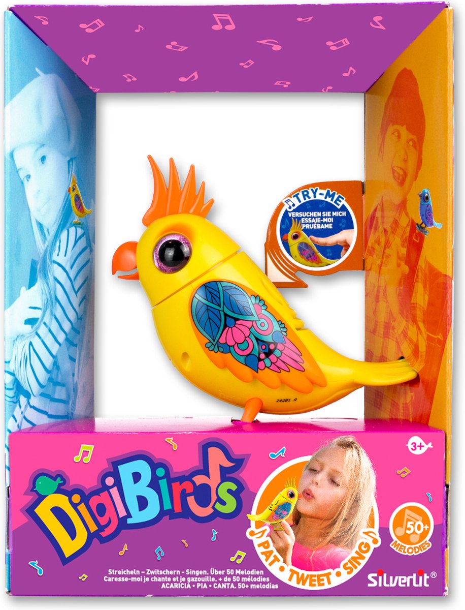 Silverlit Digibirds einzelner Kakadu – interaktiver Vogel