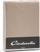 Cinderella-Spannbettlaken-Jersey-Topper 15 cm – Taupe – 160 x 200 210