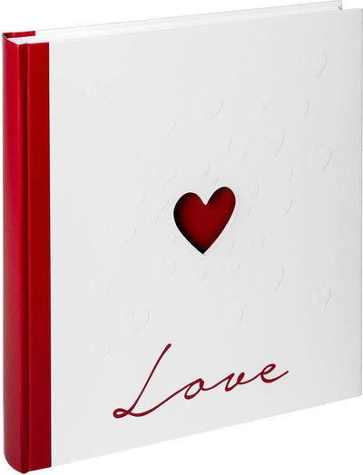 Walther uh-159 Love – Hochzeitsalbum – Größe 28 x 30,5 cm – Rot und Weiß