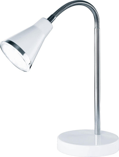 Rl lebe dein Licht Reality Arras - Tischleuchte - weiß - inkl. 1x SMD 4W - Schnurschalter - flexibel