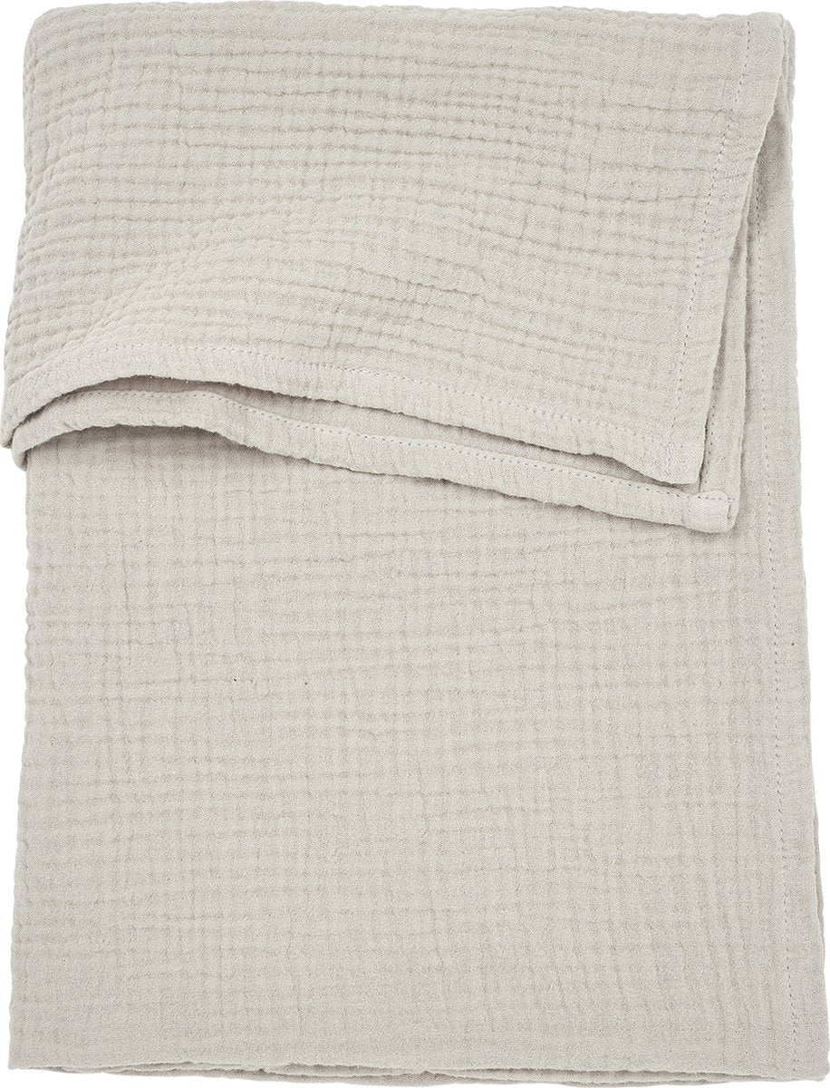 Meyco Baby-Uni-Bettlaken – vorgewaschen, hydrophil – Greige – 100 x 150 cm – 0,3 Tog