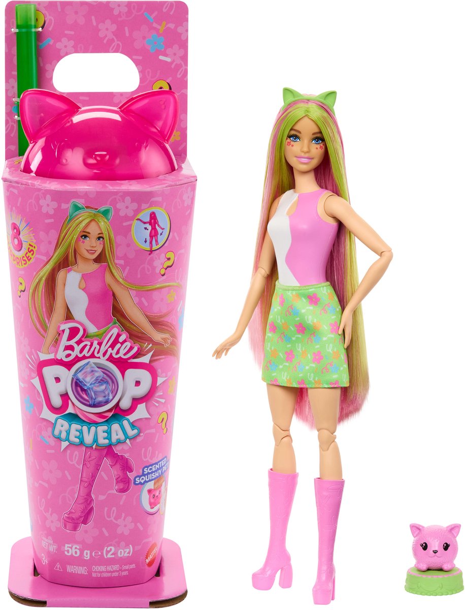 Barbie-Puppe enthüllt Milchshake – Kätzchenpuppe mit Schleim