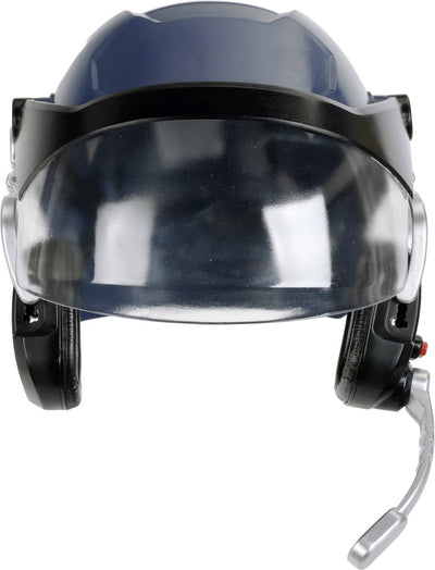 Klein Toys Theo Klein Swat Kinderhelm – 22 x 30 x 36 cm – robuster Kunststoff – blau schwarz