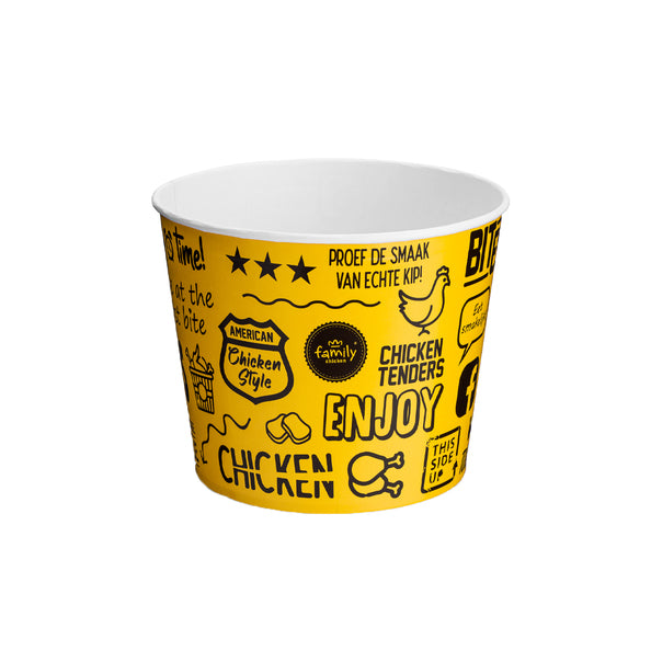 Familienhuhn Kipbucket 85oz (180x 2,4 Liter)