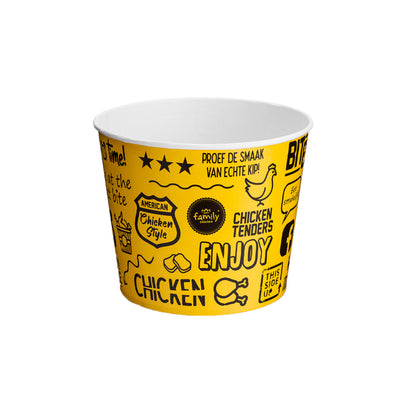 Familienhuhn Kipbucket 85oz (180x 2,4 Liter)