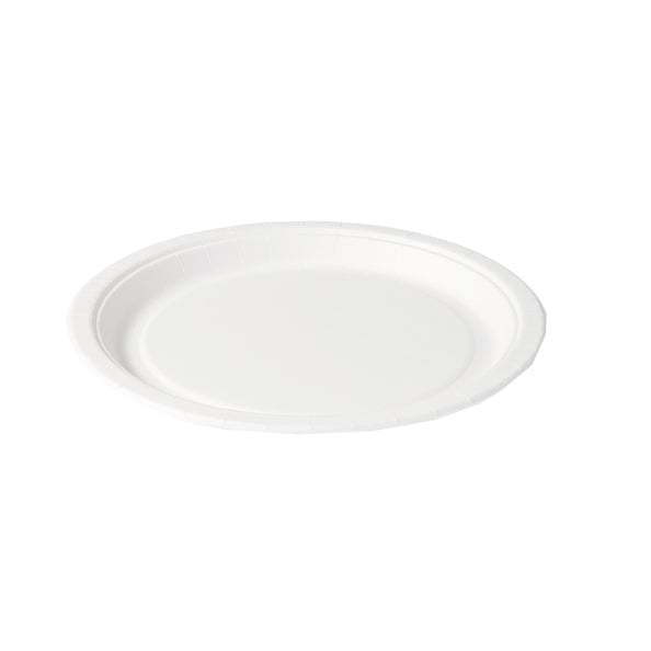 Runder Pappteller weiß 23 cm (8x20 Stück)