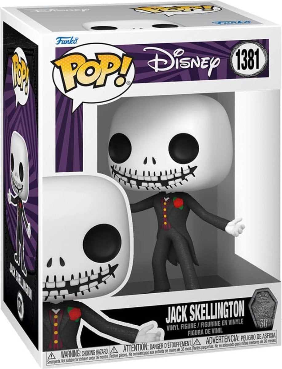 Funko Pop Disney: Der Albtraum vor Weihnachten – Jack with Black Suit (30. Jubiläum) Pop #1381