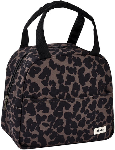 Béaba isotherme Lunchtasche – 5l – Leopard – Kühltasche für Babynahrungsflaschen – wasserabweisend, praktisch für unterwegs