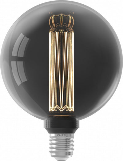 LED-Lampe der Calex Crown-Serie – E27 – G125-Lichtquelle Titan – 3,5 W – dimmbar
