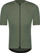 BBB Cycling Essence Radshirt Herren Kurzarm - 15-25 °C - Atmungsaktives MTB- und Radshirt mit 3 Rückentaschen - Olivgrün
