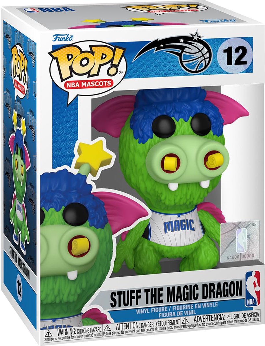 Funko-Pop! NBA-Maskottchen: Orlando Magic – Stuff the Magic Dragon #12